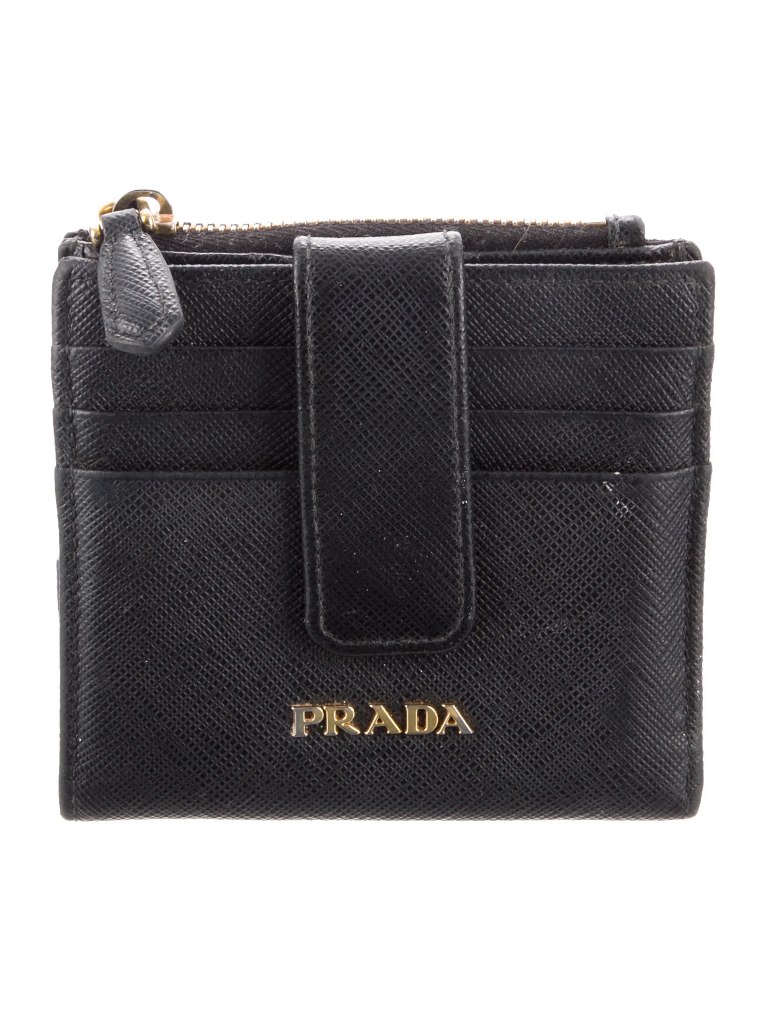 Prada Saffiano Metal Leather Wallet